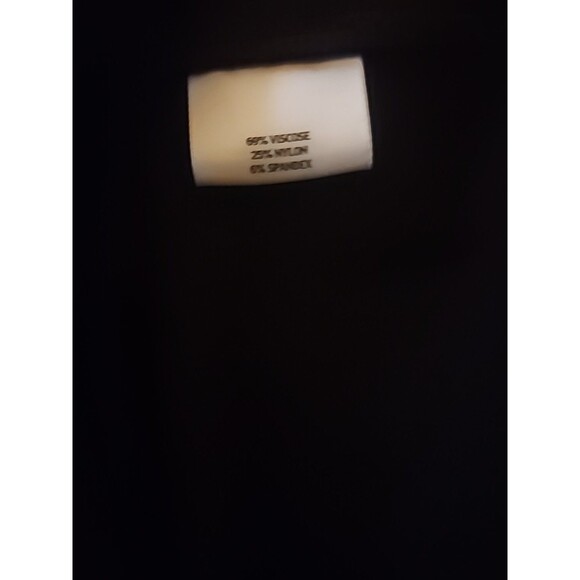 Eileen Fisher Black Wide-Leg Pants Viscose Cropped  Pull On New Size 3X B7 Nice - Picture 6 of 7